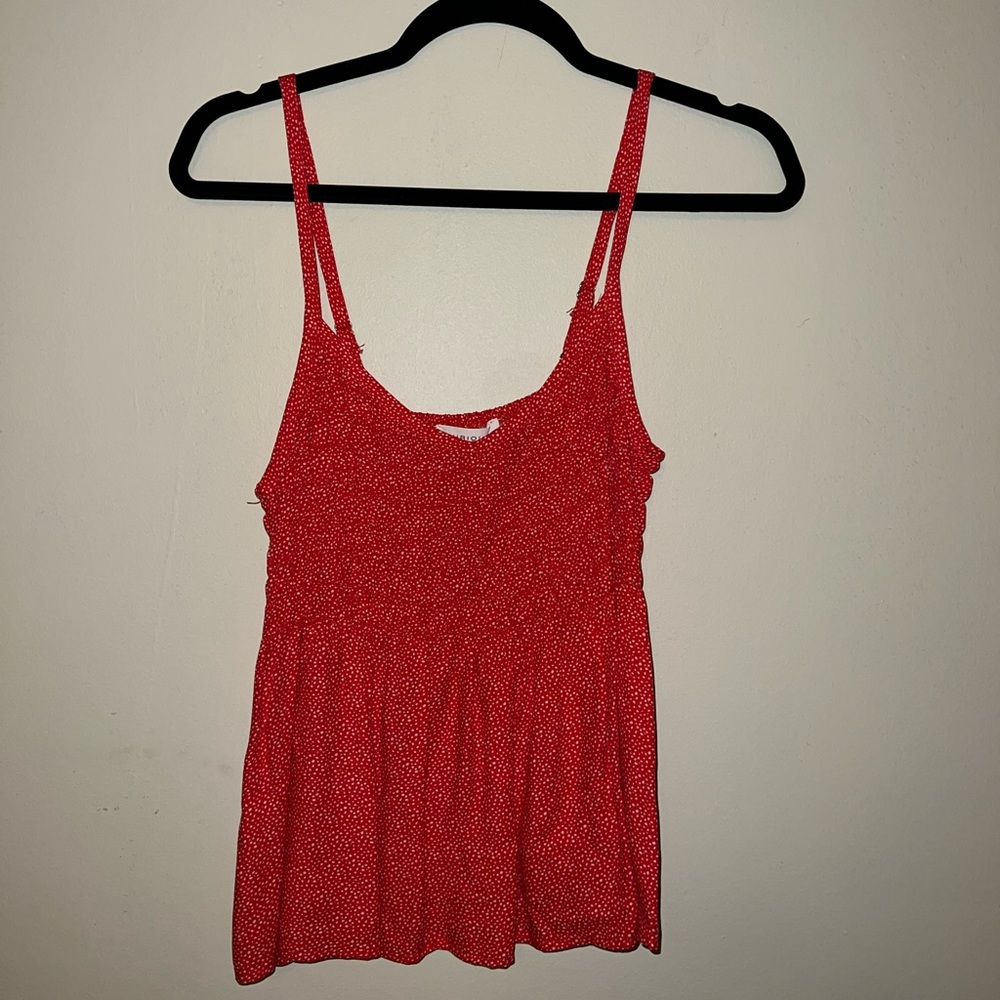 Pink Patterned Tank Top NWOT